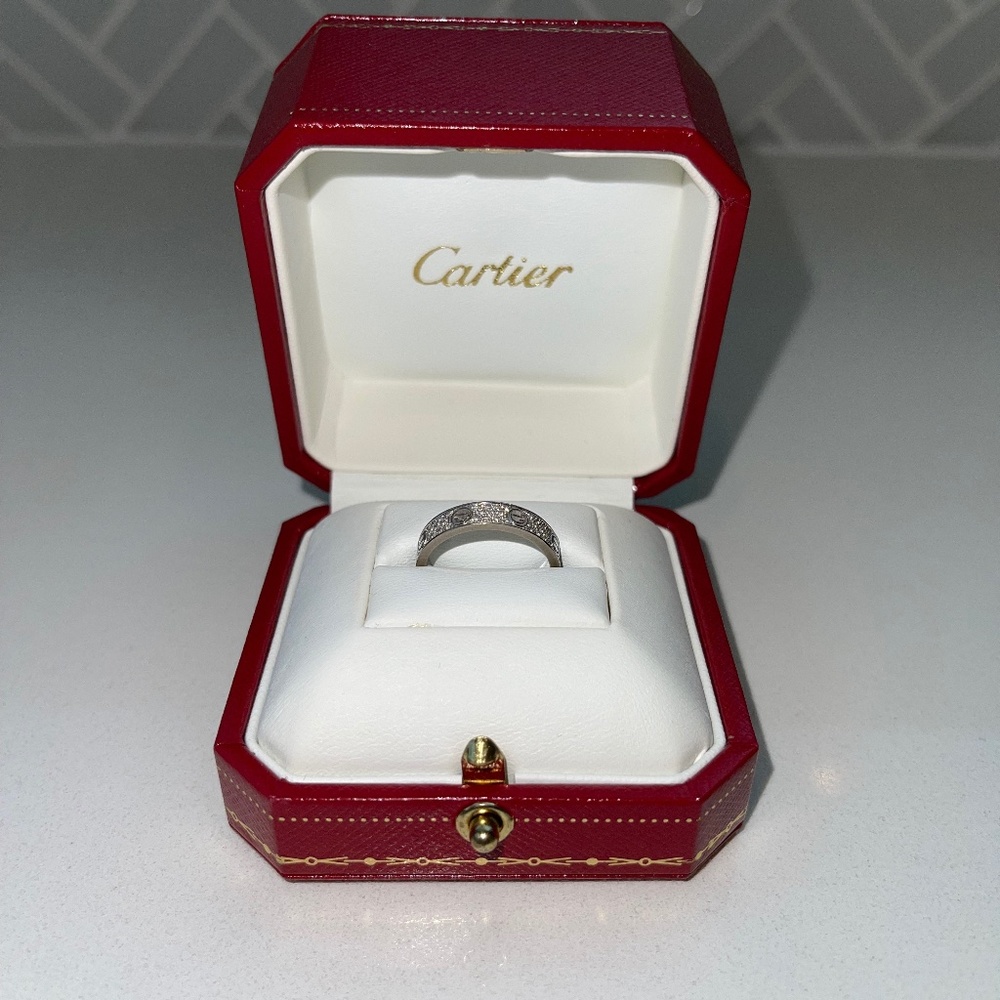 Cartier LOVE - ring, white gold, diamond - 52/6